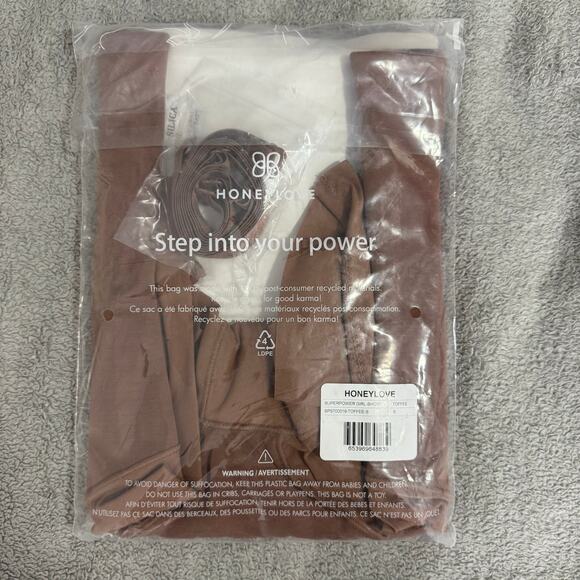 Honeylove Super Power Girl Short, Coffee, Small - Picture 3 of 3